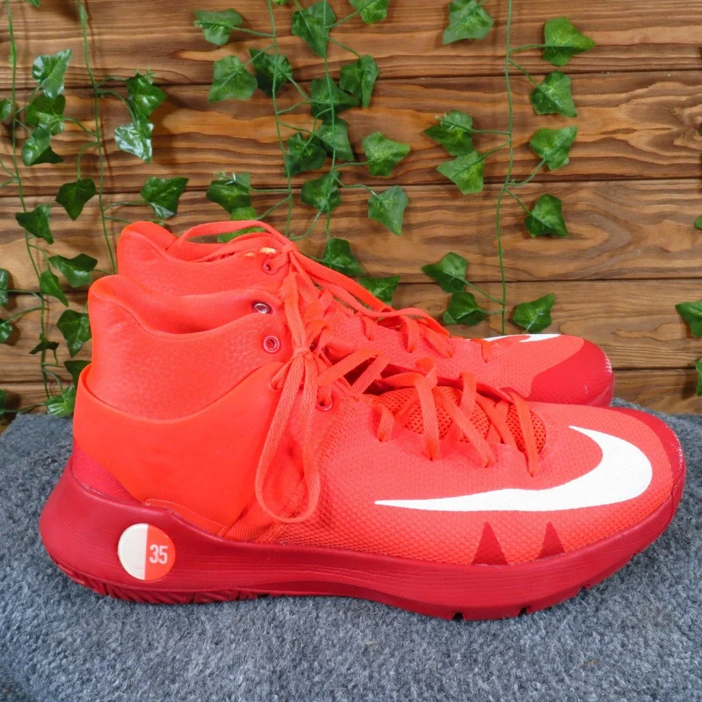 Nike KD Trey 5 IV Mens Basketball Shoes Size 10.5 Athletic Bright Crimson Red